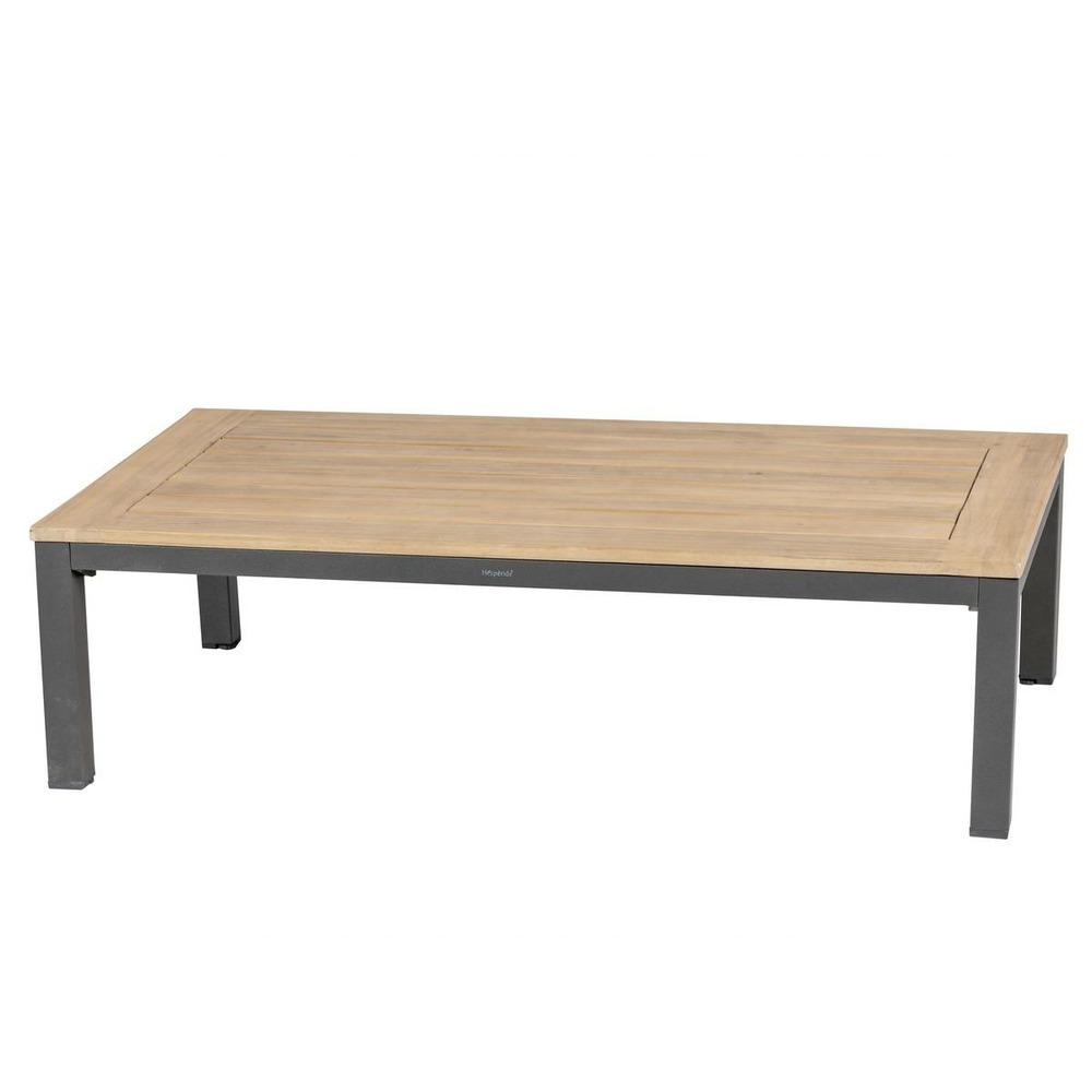 Table basse de jardin rectangulaire emperia graphite