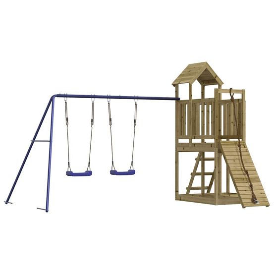 Aire de jeux d'extérieur bois de pin imprégné