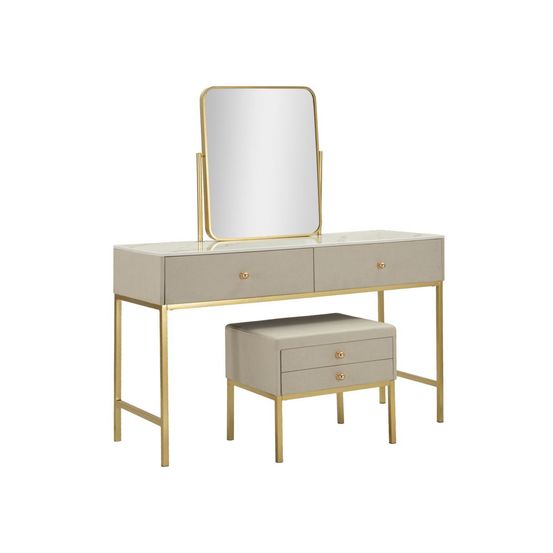 Coiffeuse avec tabouret