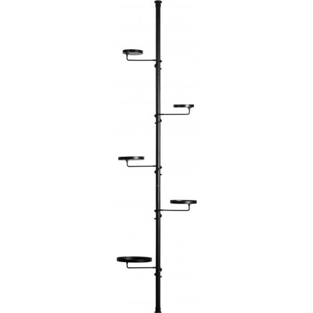 Etagère télescopique avec supports à plantes grand modèle