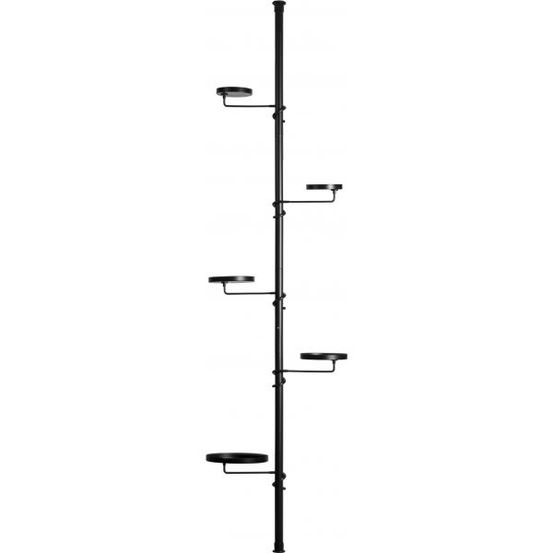 Etagère télescopique avec supports à plantes grand modèle