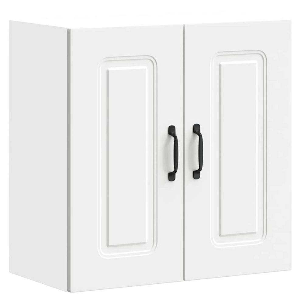 Armoire murale de cuisine kalmar blanc bois d'ingénierie