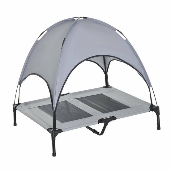 Lit pour chien chat sur pieds + parasol + sac