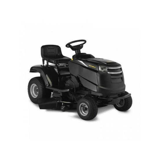 Tondeuse autoportée thermique - largeur coupe : 98 cm - alpina at3 98a - jusqu'a 4500 m²