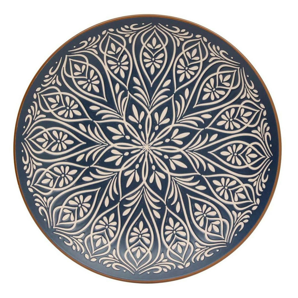 Lot de 6 assiettes plates en céramique 