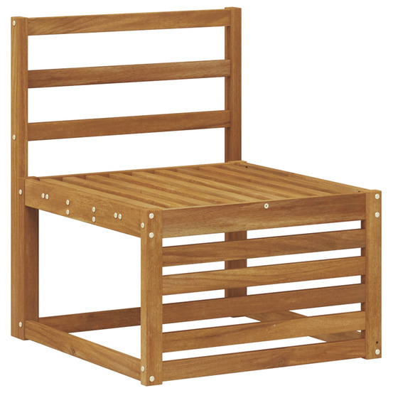 Ensembles de canapés 10 pcs naturel bois d'acacia massif