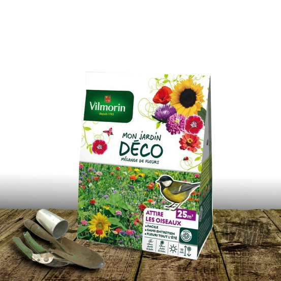 Graines en mélange - attire les oiseaux - vilmorin sachet 25 m²