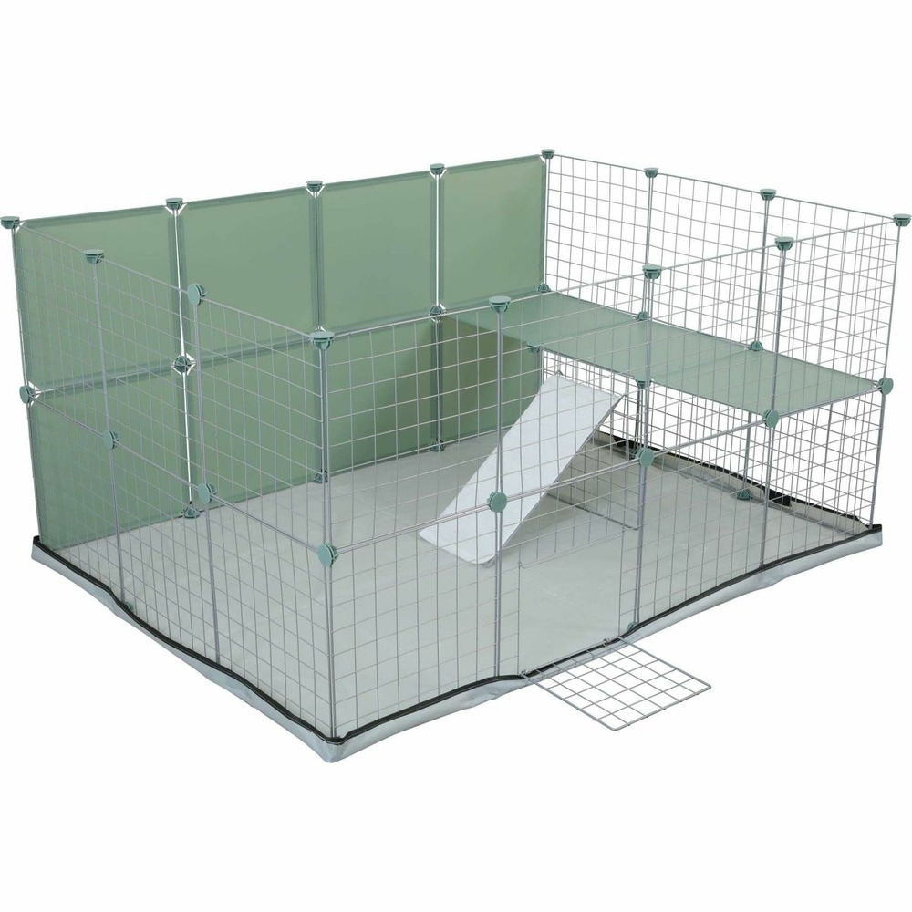Cage modulable pour lapin park 1.84 m²