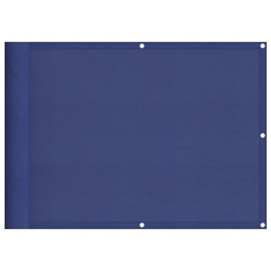 Écran de balcon bleu 75x700 cm 100% polyester oxford