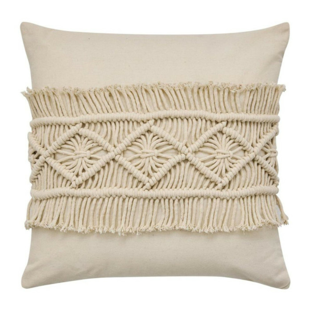 Coussin déco macramé 