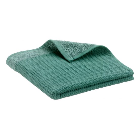 Drap de douche recyclé abby emeraude 70 x 130 cm