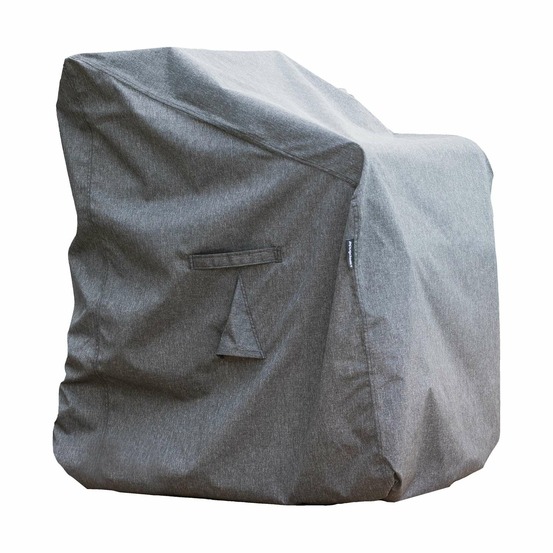 Housse de protection pour pile de chaises hambo - 120 x 70 x 70 cm - gris
