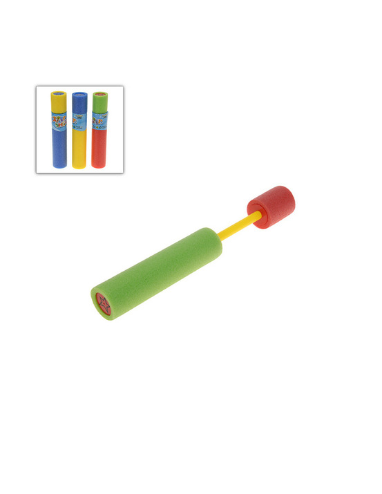 4 pistolet a eau mousse ø5x26cm couleurs assorties. Euro/u