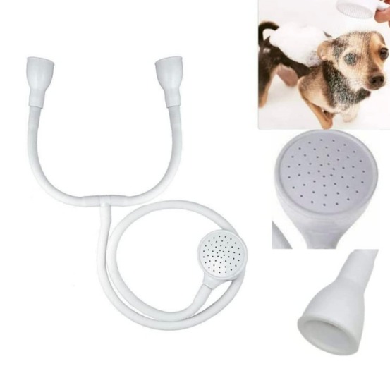 Dtopbuyage douche pour animaux de compagnie à double port