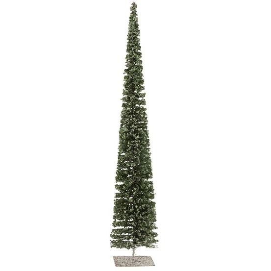 Sapin de noël en plastique vert 12x12x79 cm h80