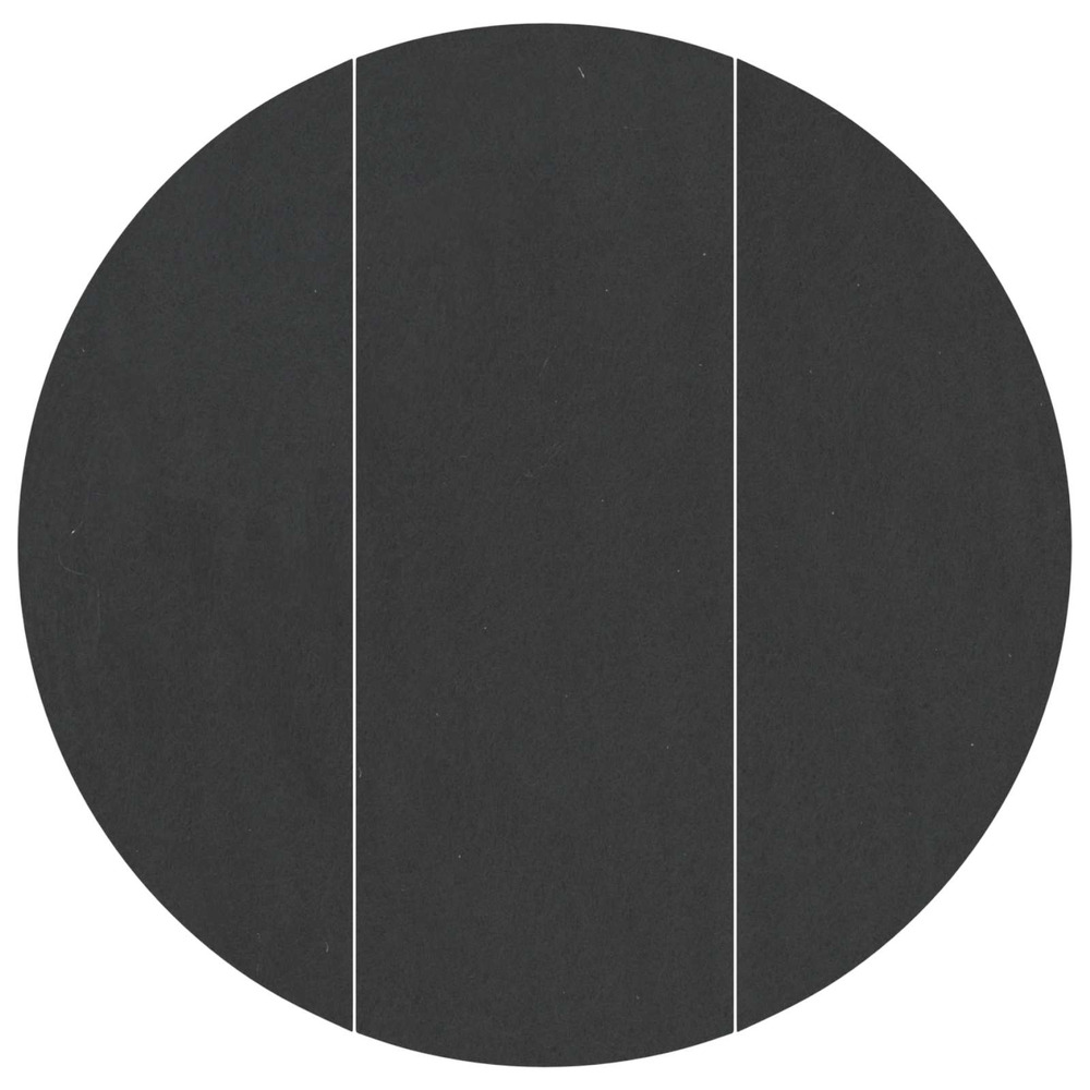 Tapis de piscine noir ø 306 cm tissu non tissé