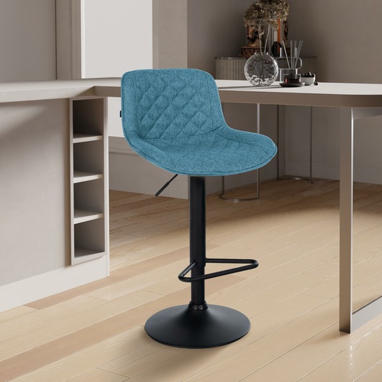 Tabouret de bar kasson tissu