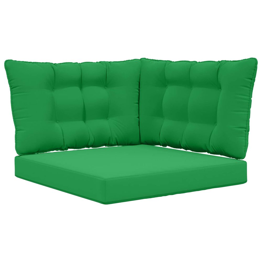 Coussin de canapé d'extérieur polyester vert 68,5 x 68,5 cm