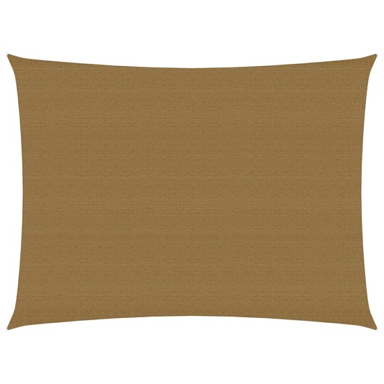 Voile d'ombrage 160 g/m² taupe 2 x 3,5 m pehd