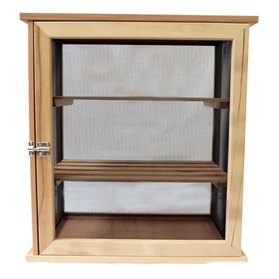 Garde manger 209 en bois, 3 niveaux