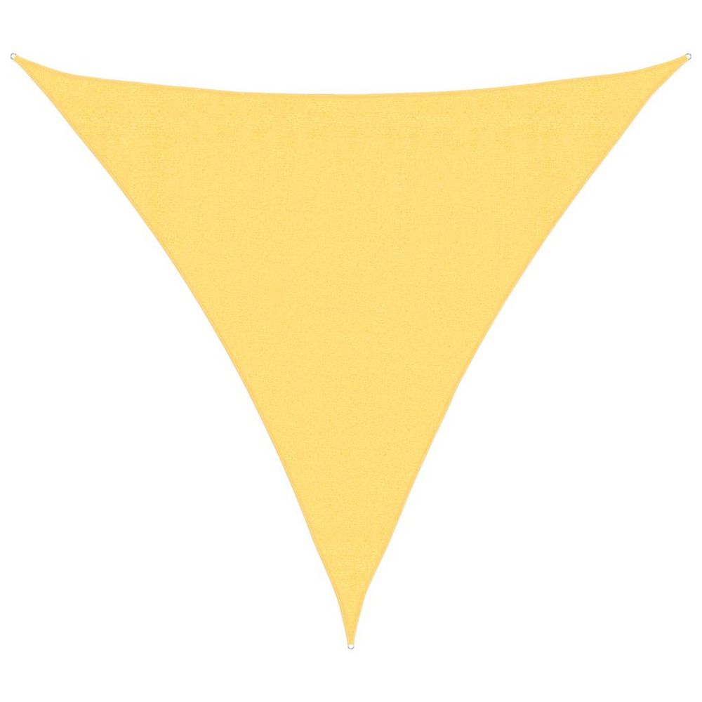 Voile d'ombrage 160 g/m² beige 3x3x3 m pehd