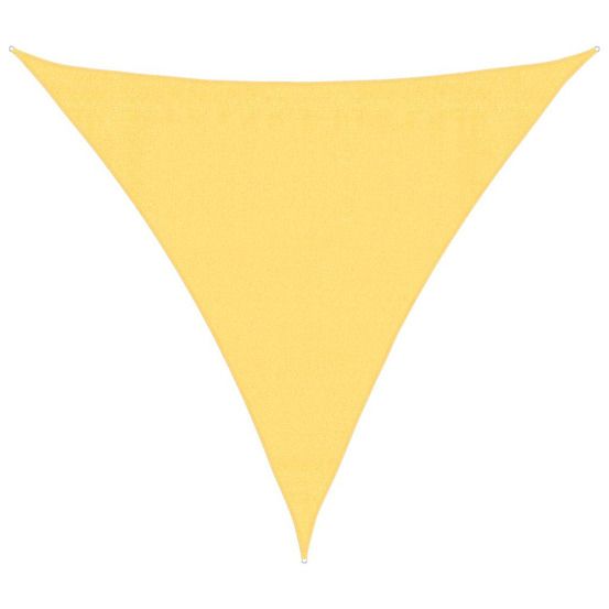 Voile d'ombrage 160 g/m² beige 3x3x3 m pehd