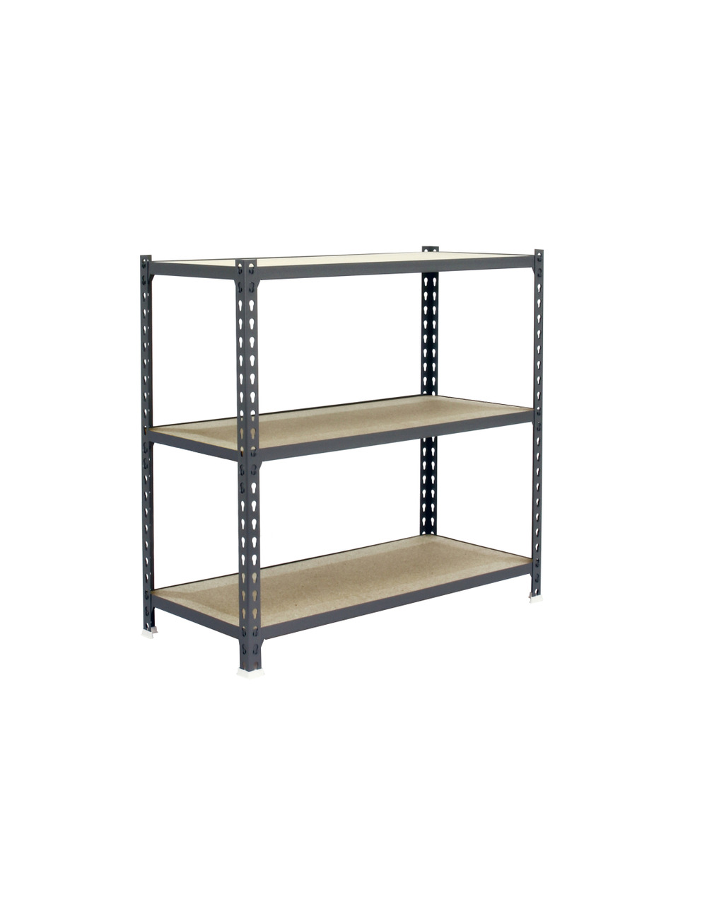 Etagère légère sans vis maderclick megaplus 3/500 900 gris/bois gris/bois 900x1200x500 - simonrack