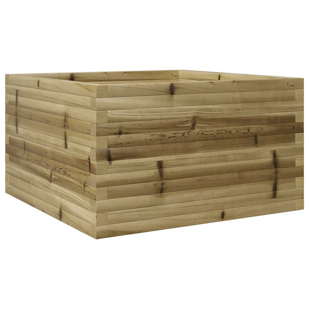 Jardinière d'extérieur 80x80x46 cm bois de pin imprégné