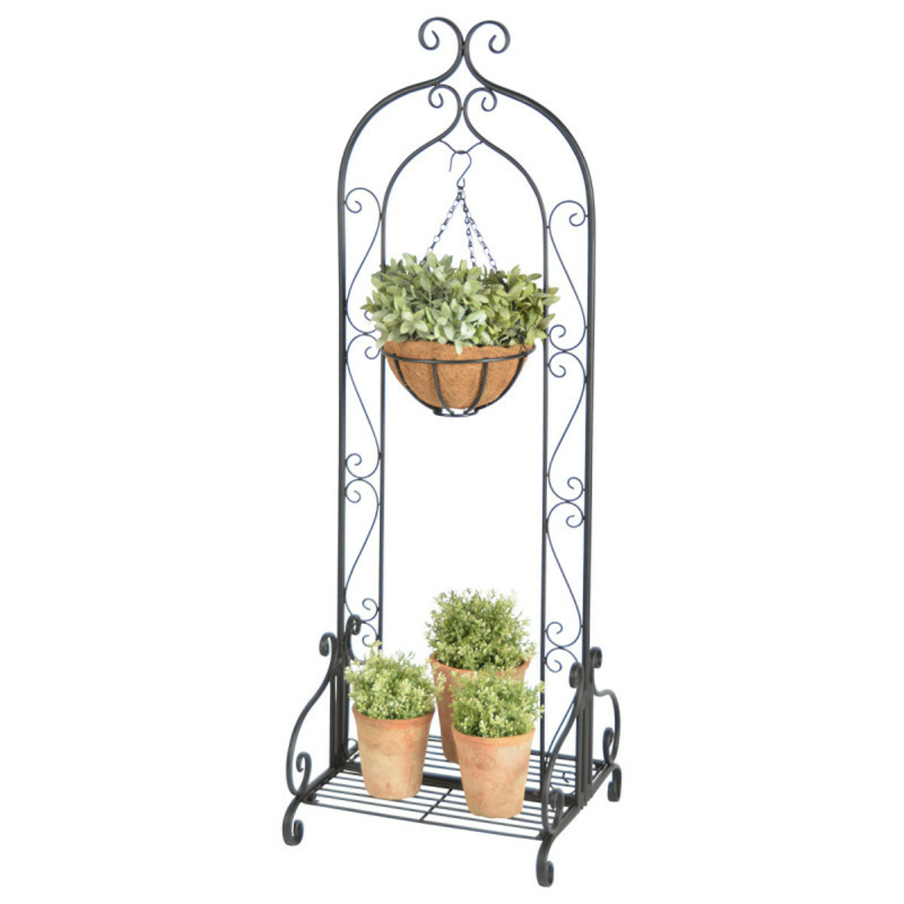 Etagère en fer forgé pour plantes 133 cm