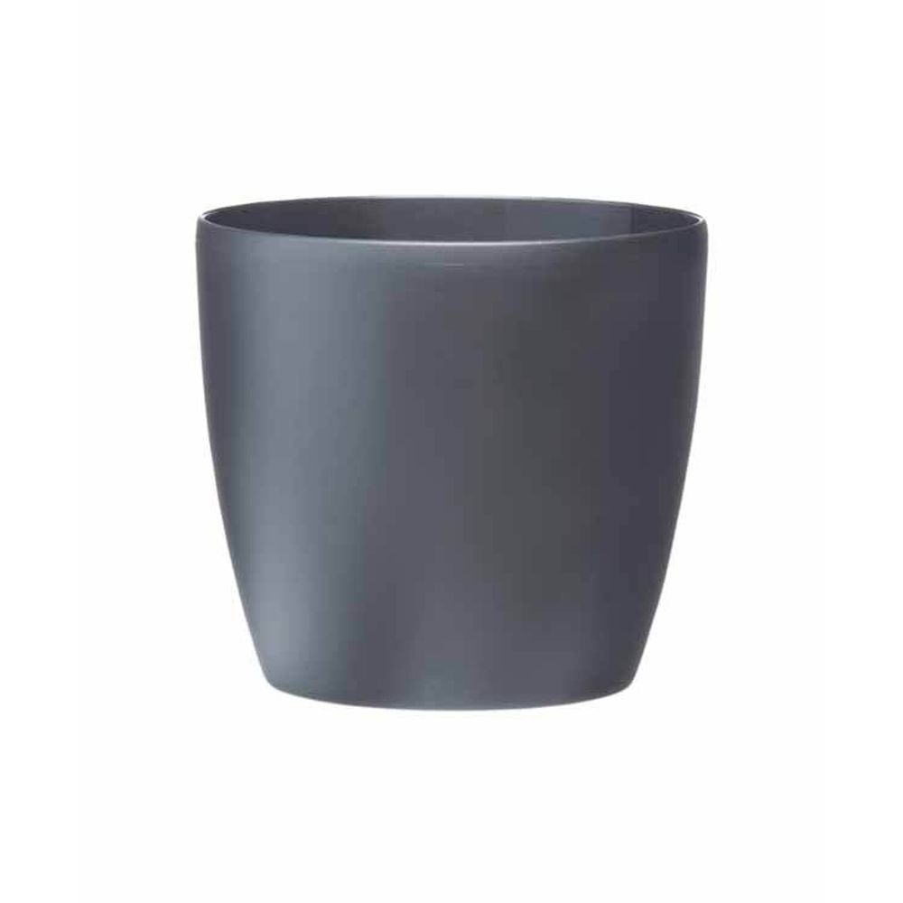 Elho brussels pot de fleurs rond roues 47 - noir - ø 47 x h 44 cm - intérieur - 100% recyclé