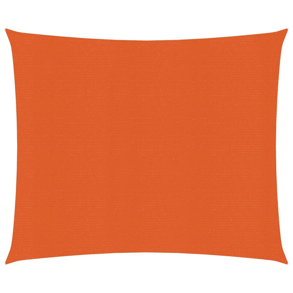 Voile toile d'ombrage parasol 160 g/m² orange 2,5 x 2,5 m pehd