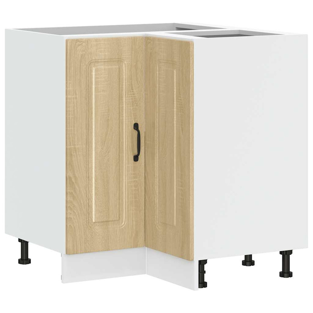 Armoire d'angle de cuisine kalmar chêne sonoma bois ingénierie