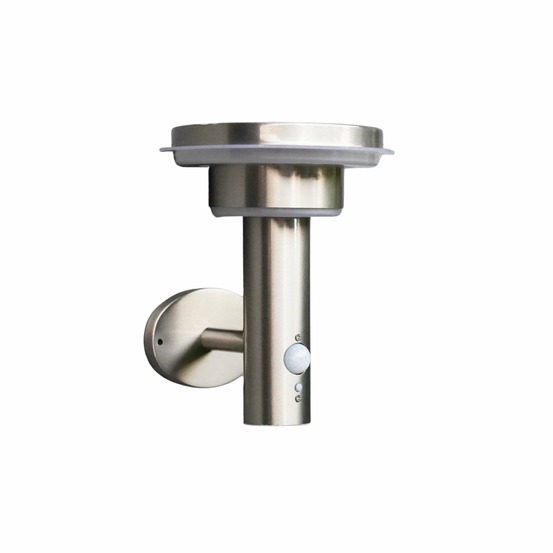 Applique extérieure solaire genova avec détecteur de mouvements inox