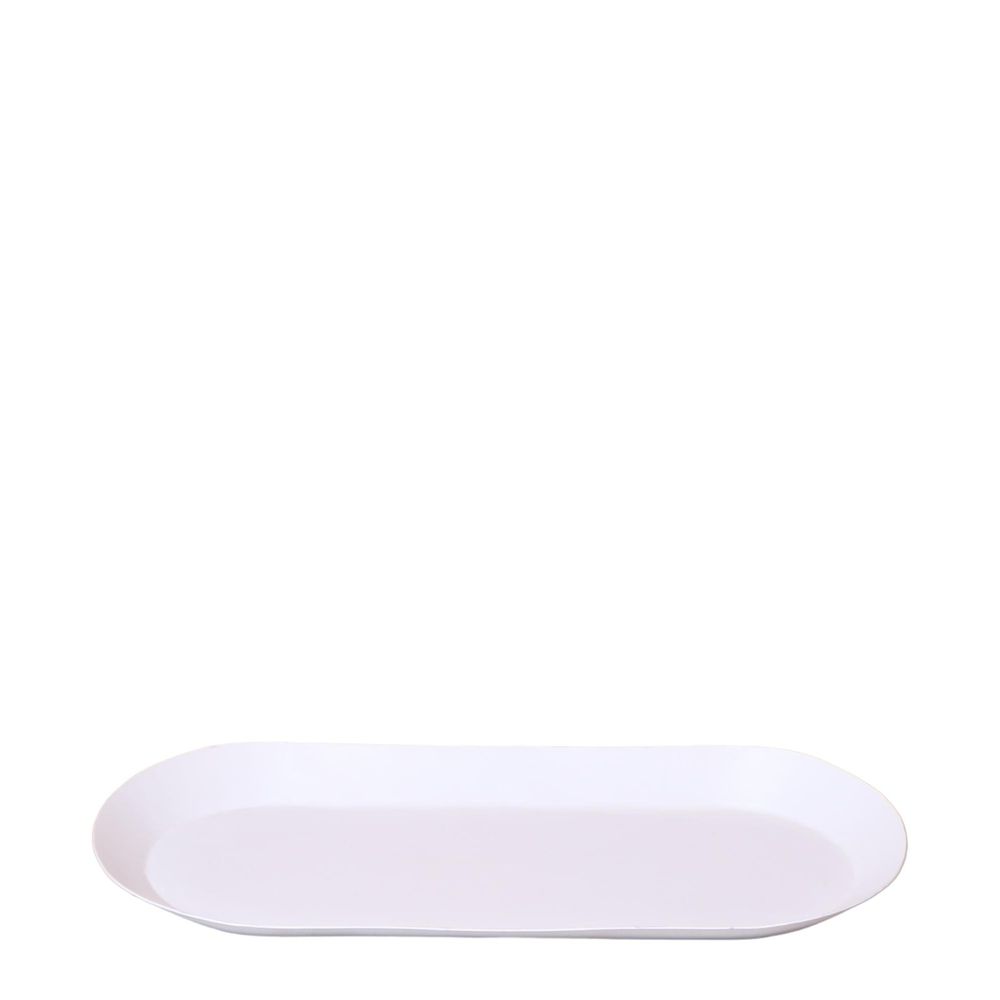 Plateau ovale blanc | décoration maison