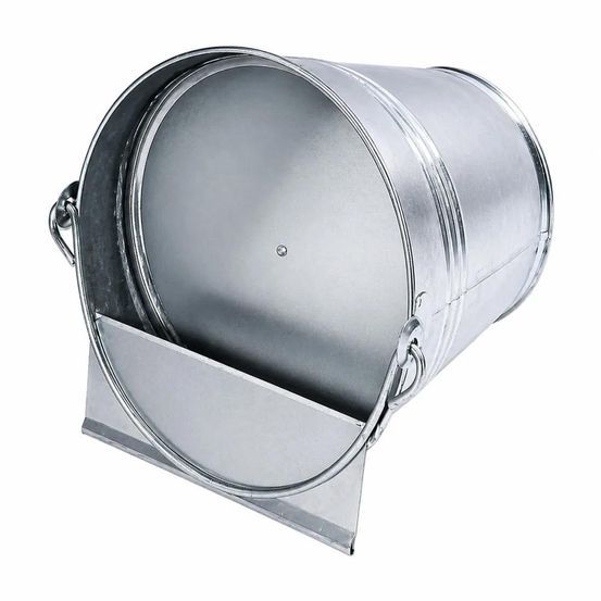 Abreuvoir seau galvanisé 7,5 l pour poules et volailles
