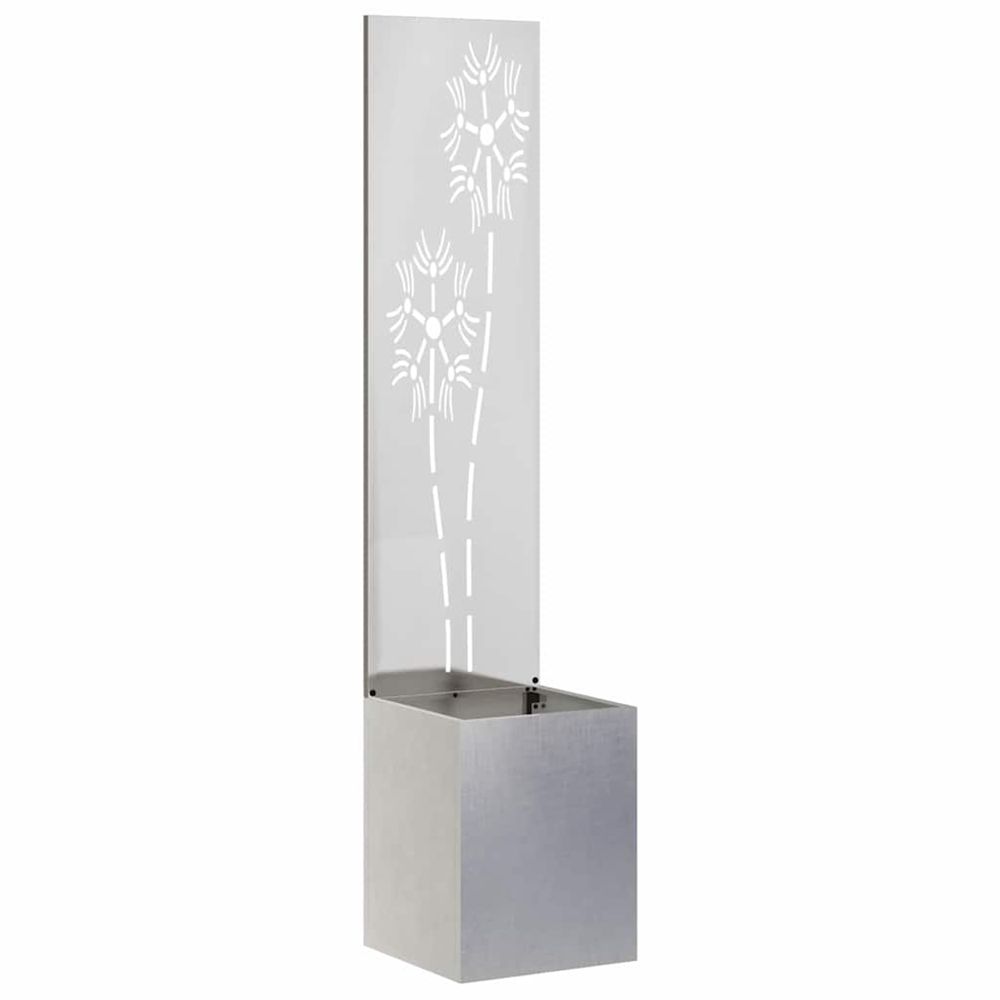 Écran de confidentialité de jardin argent 32 x 32 x 150 cm
