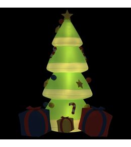 Arbre de noël gonflable avec led 240 cm
