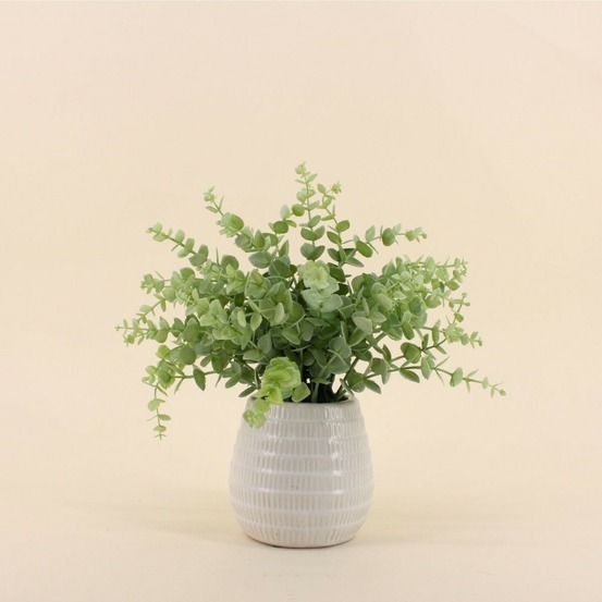 Plante artificielle pot céramique 26cm