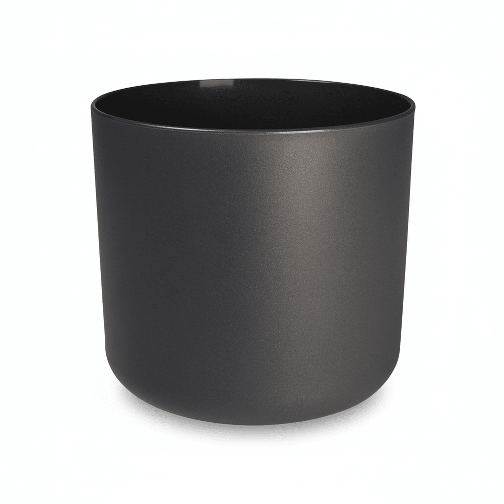 Cache-pot elho anthracite doux - 24cm