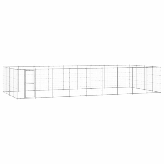 Chenil extérieur acier galvanisé 43,56 m²