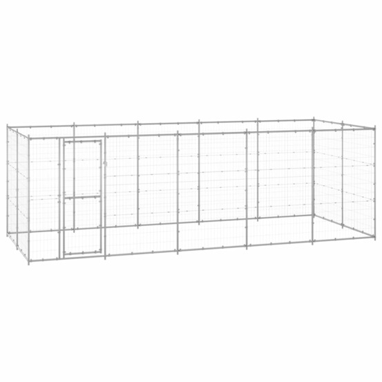 Chenil extérieur acier galvanisé 12,1 m²