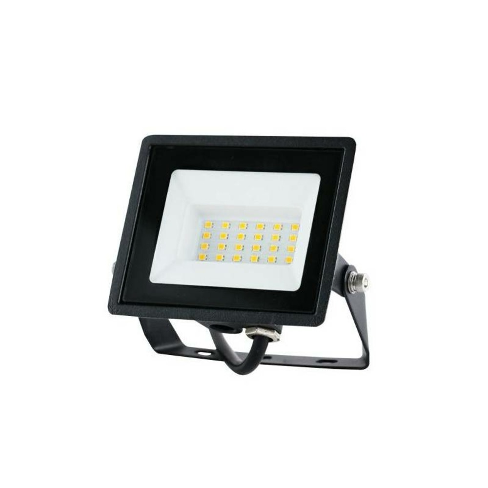 Projecteur led mh 20w noir 4000k ip65 blanc naturel