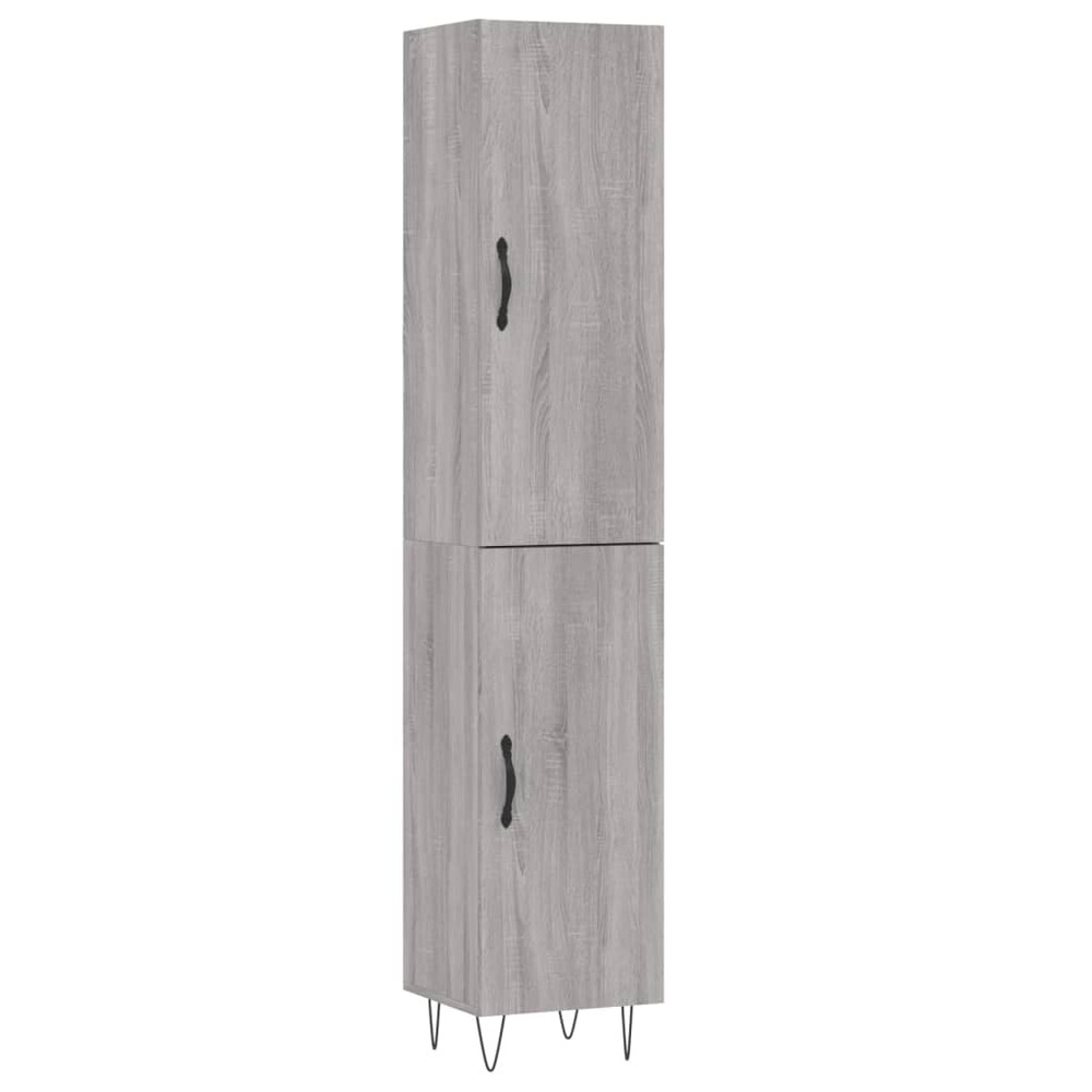 Buffet bahut commode armoire meuble de rangement organisateur cuisine salle de séjour salon haut sonoma 34,5 x 34 x 180 cm bo