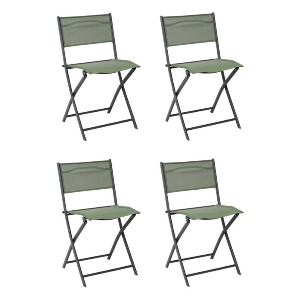 Lot de 4 chaises de jardin 