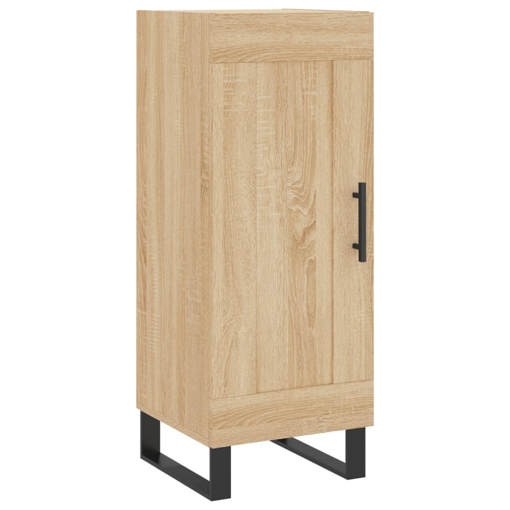 Buffet bahut commode armoire meuble de rangement organisateur cuisine salle de séjour salon sonoma 34,5 x 34 x 90 cm bois d'i