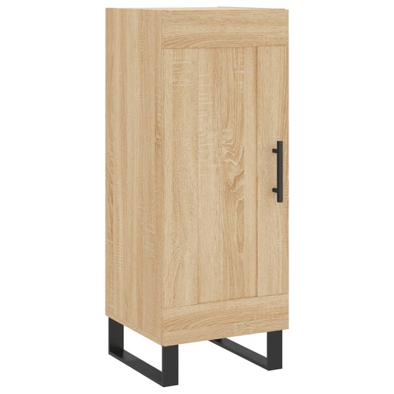 Buffet bahut commode armoire meuble de rangement organisateur cuisine salle de séjour salon sonoma 34,5 x 34 x 90 cm bois d'i