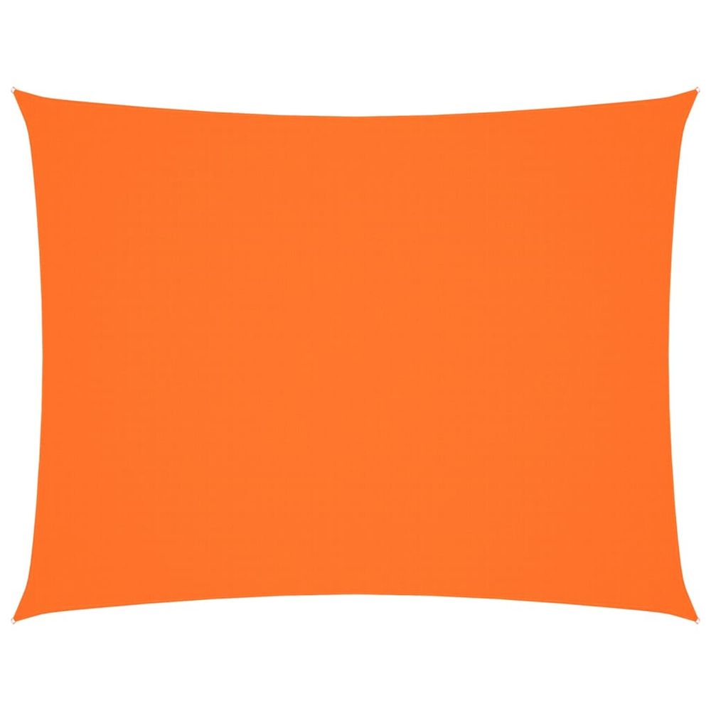 Voile de parasol tissu oxford rectangulaire 3x4,5 m orange