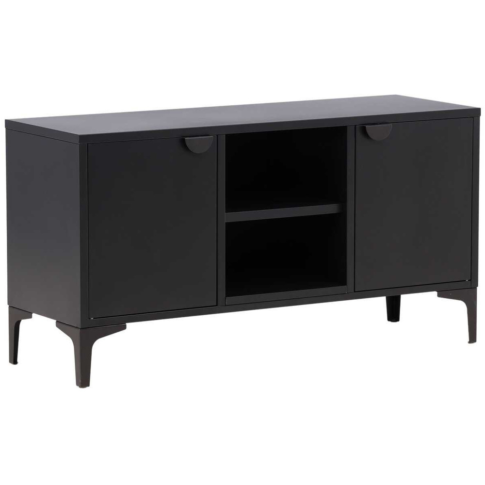 Meuble tv en métal noir piring