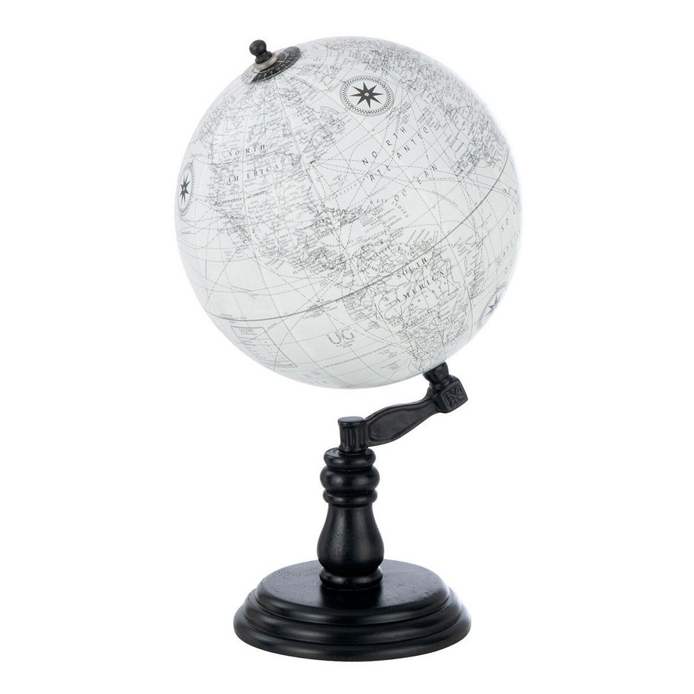 Globe sur pied en bois 