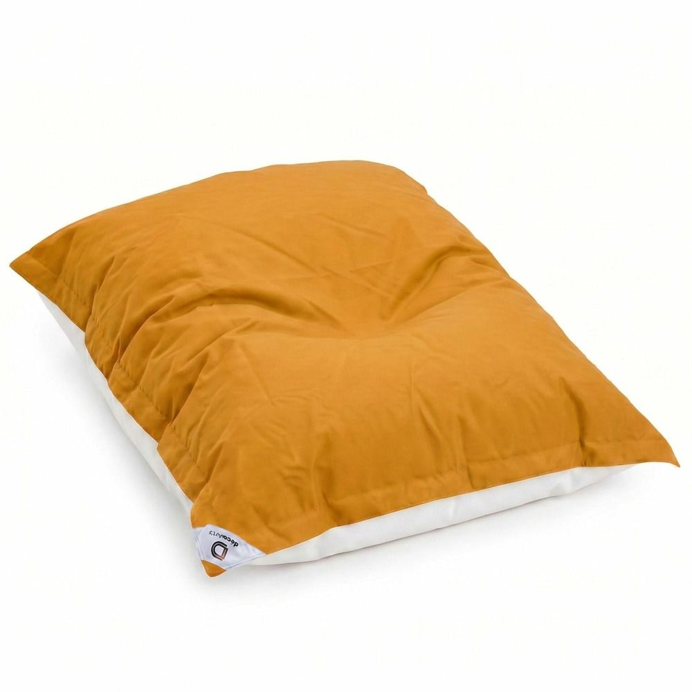 Housse pour pouf géant xxl 180x140cm flottant pour piscine - jaune miel